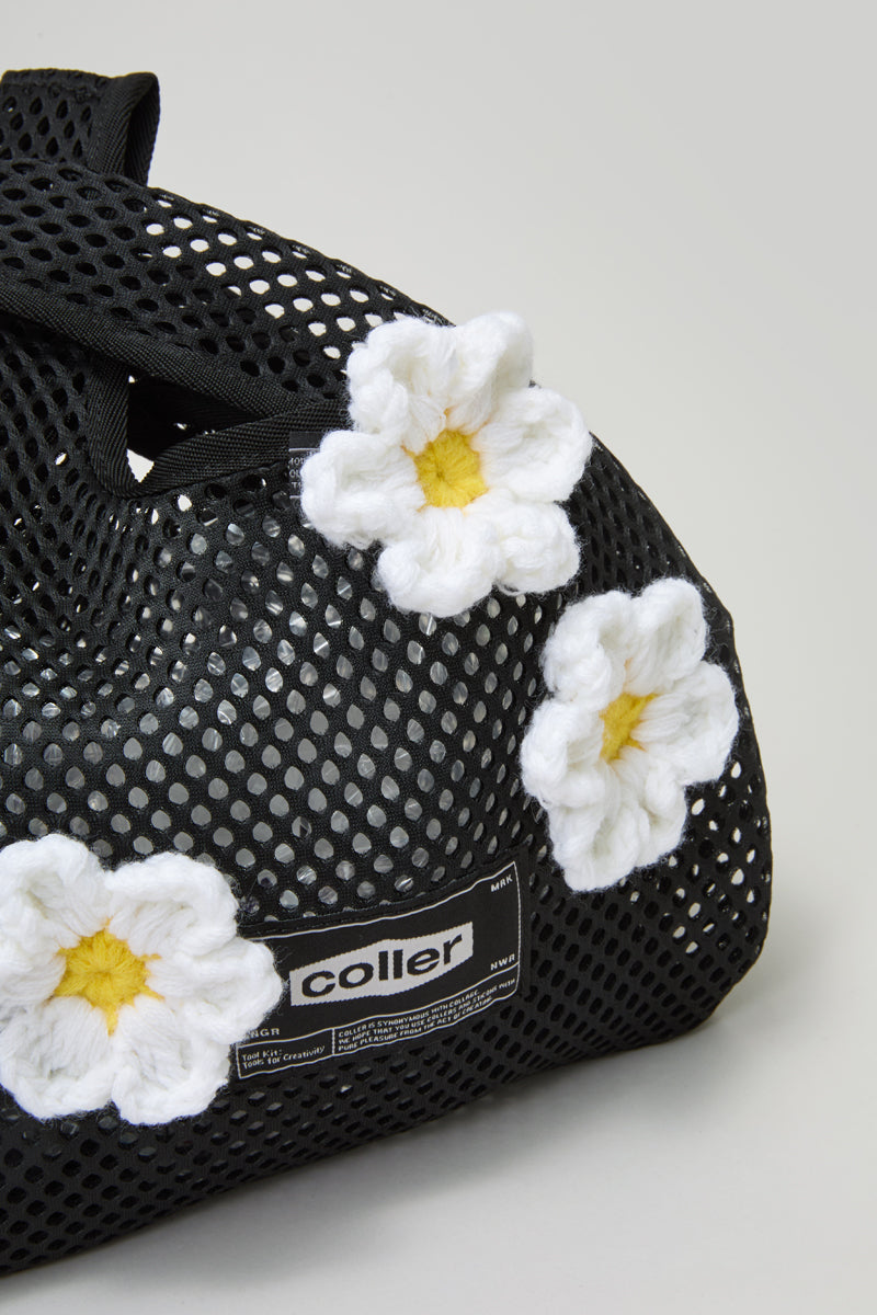 COLLER メッシュミニトート ブラック