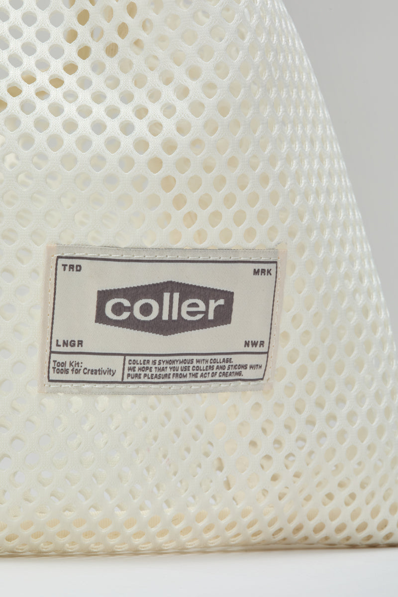 COLLER メッシュミニトート クリーム