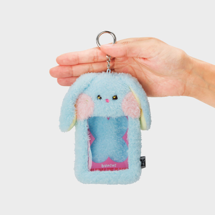 bunini ぬいぐるみフォトカードホルダー (BLUE)