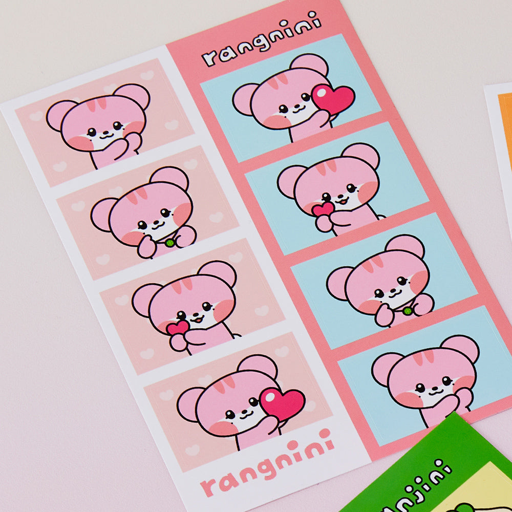 minive minini 4カットステッカー rangnini