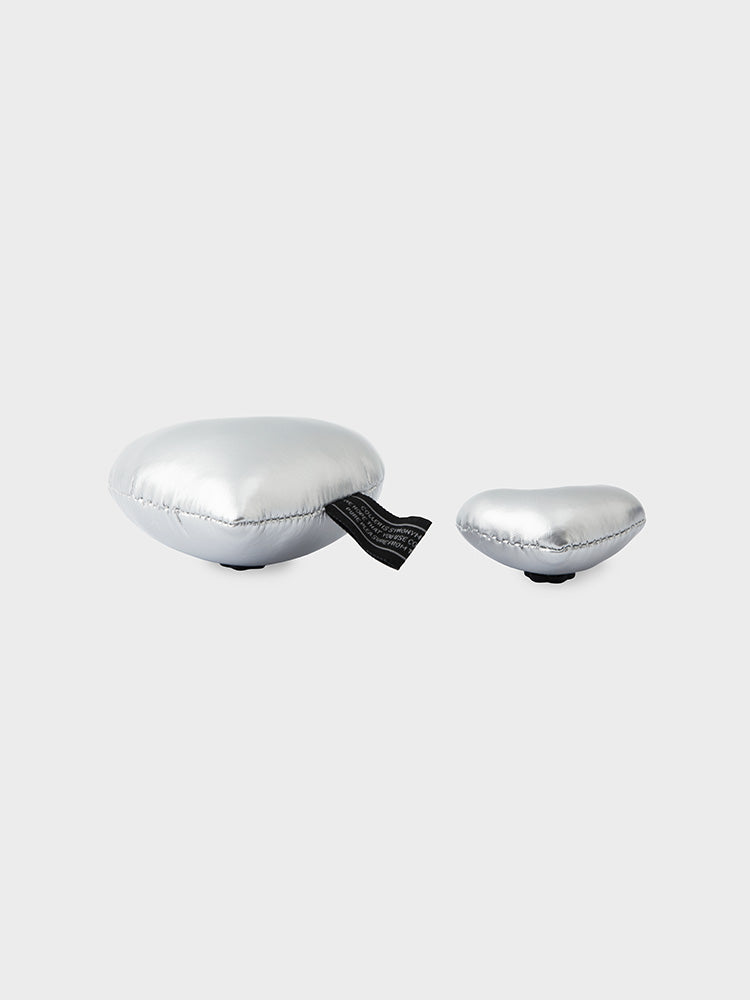COLLER PADDED ハート型スティコンセット シルバー