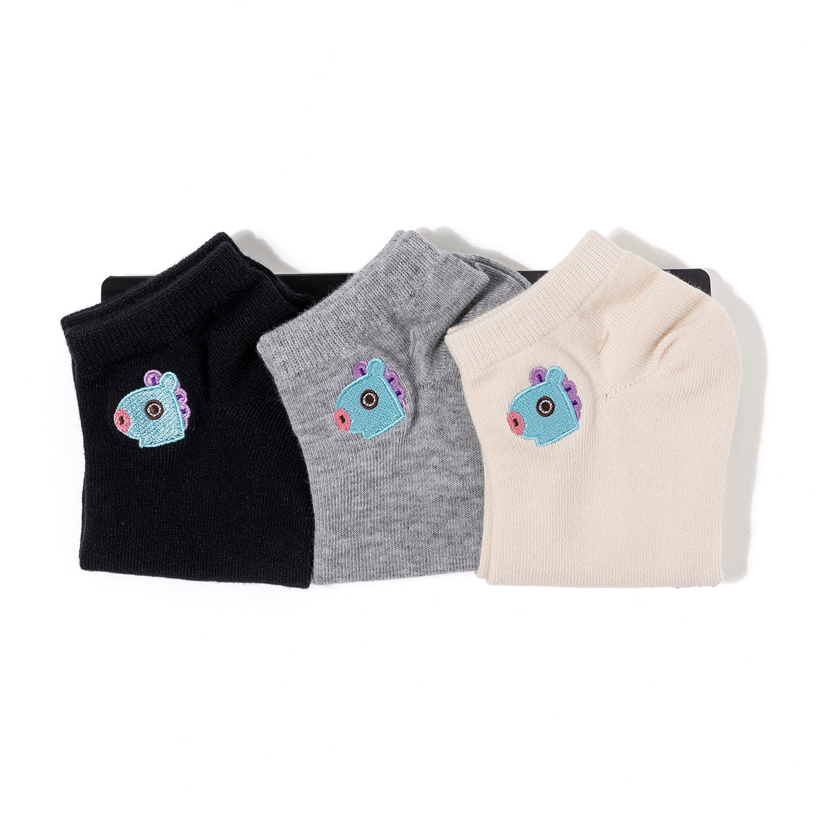 スニーカーソックス 3足セット(3カラー) MANG