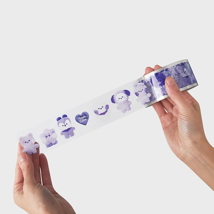 BT21 minini ボックステープ(パープル) BT21