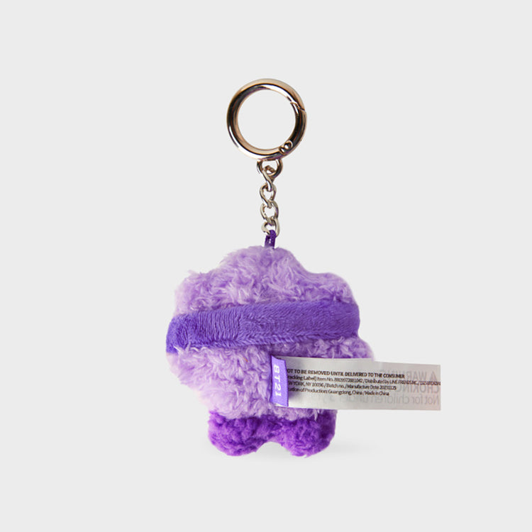 BT21 minini ぬいぐるみキーリング(パープル) SHOOKY