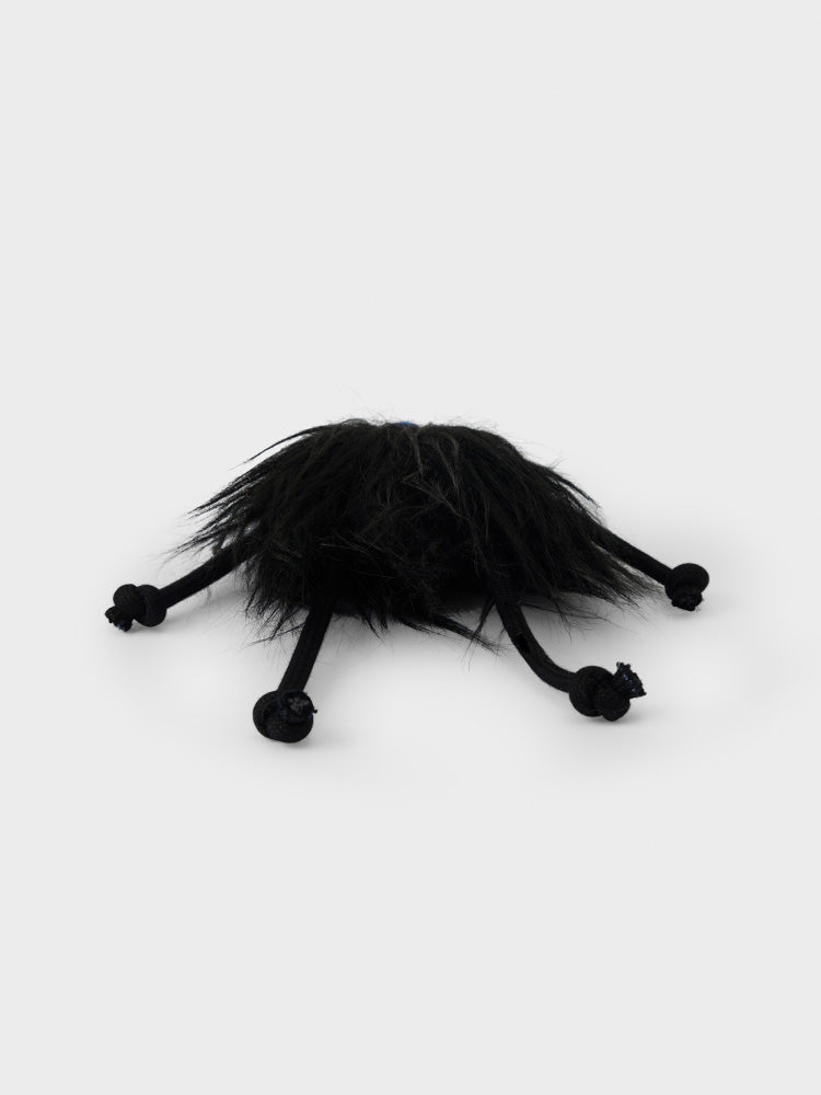 COLLER もふもふぬいぐるみキーホルダー ブラック