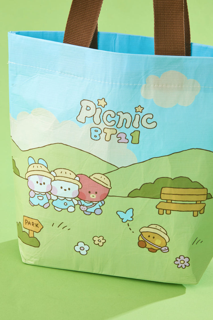 minini リユースバッグ M(PICNIC) BT21