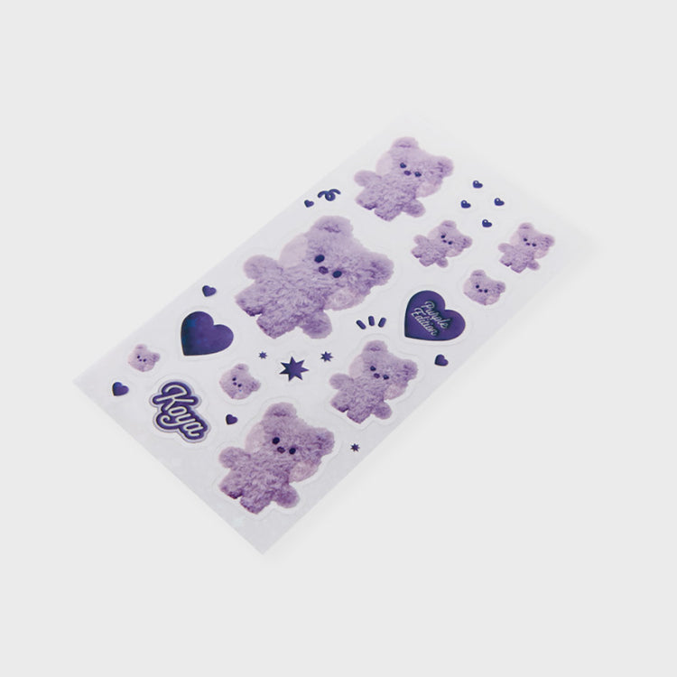 BT21 minini フォトステッカー(パープル) KOYA
