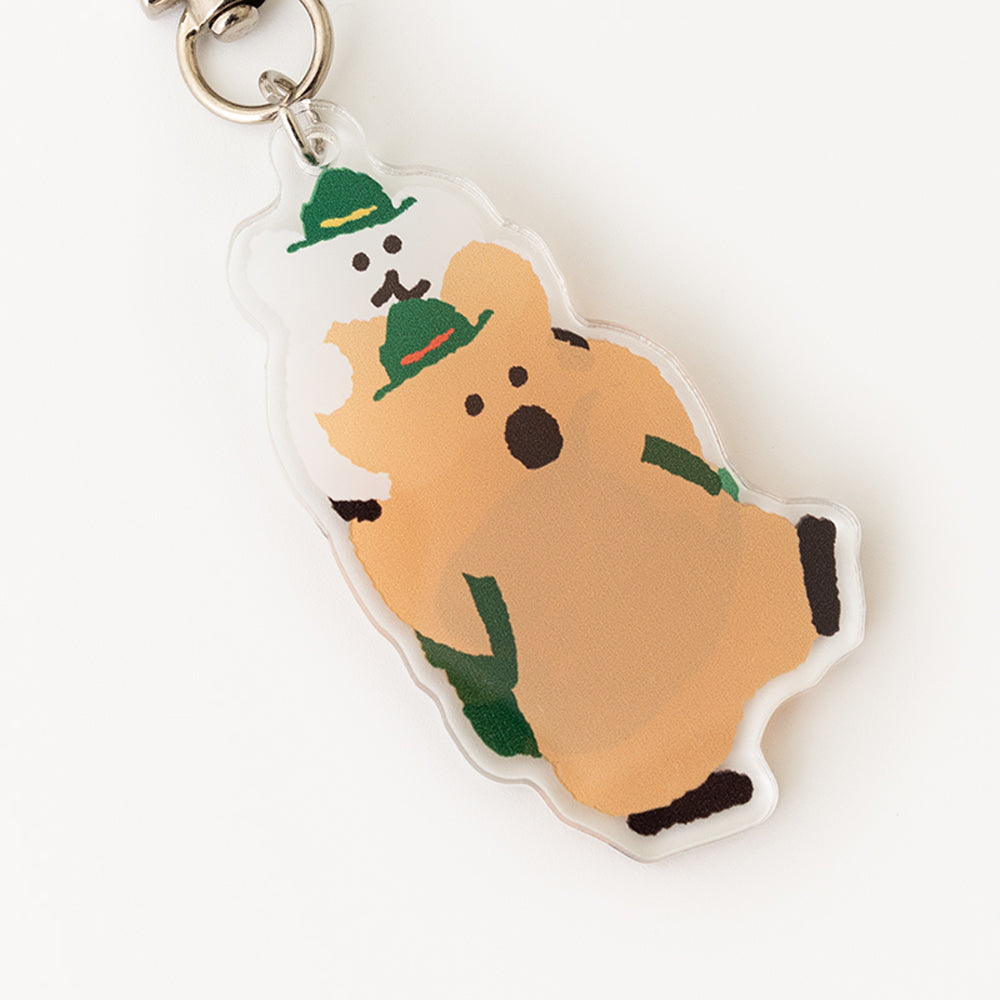 DINOTAENG アクリルキーリング VER.3(in the Woods)