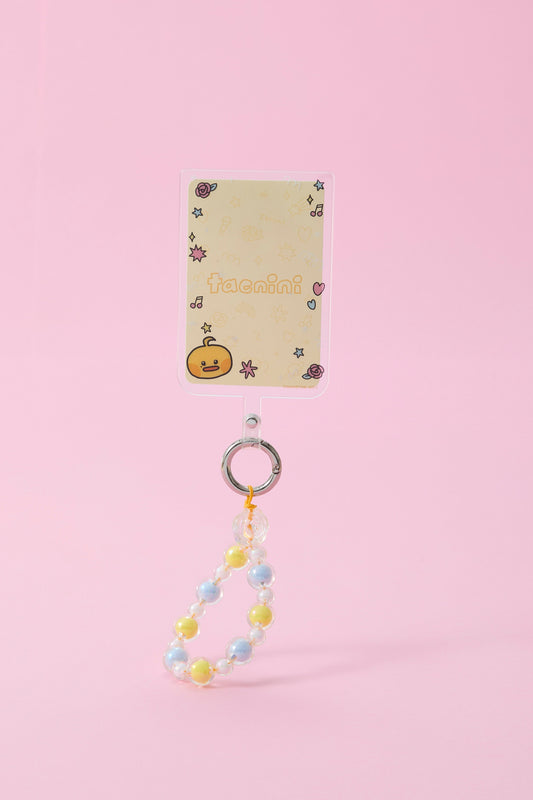 zeroni ビーズリング付 フォンタブ(BLUE PARADISE) taenini