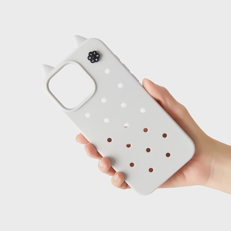 COLLER iPhoneケース MEOW グレー(16 Pro/16 Pro Max)