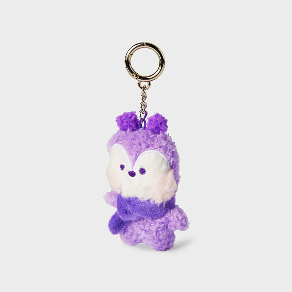 BT21 minini ぬいぐるみキーリング(パープル) MANG