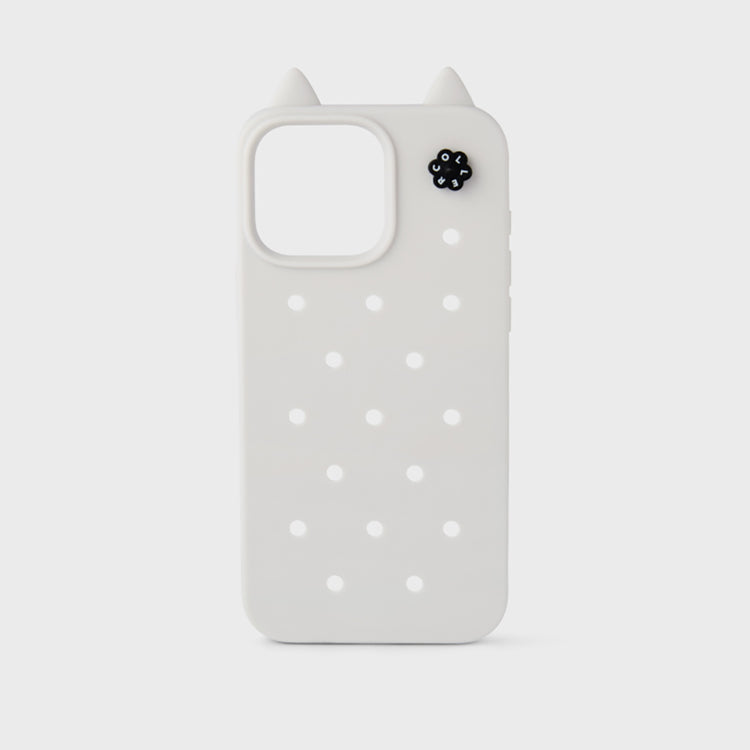 COLLER iPhoneケース MEOW グレー(16 Pro/16 Pro Max)
