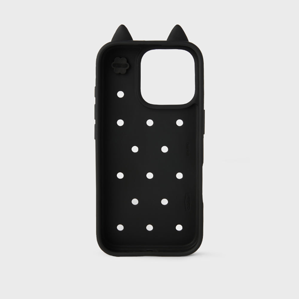 COLLER iPhoneケース MEOW ブラック(16 Pro/16 Pro Max)