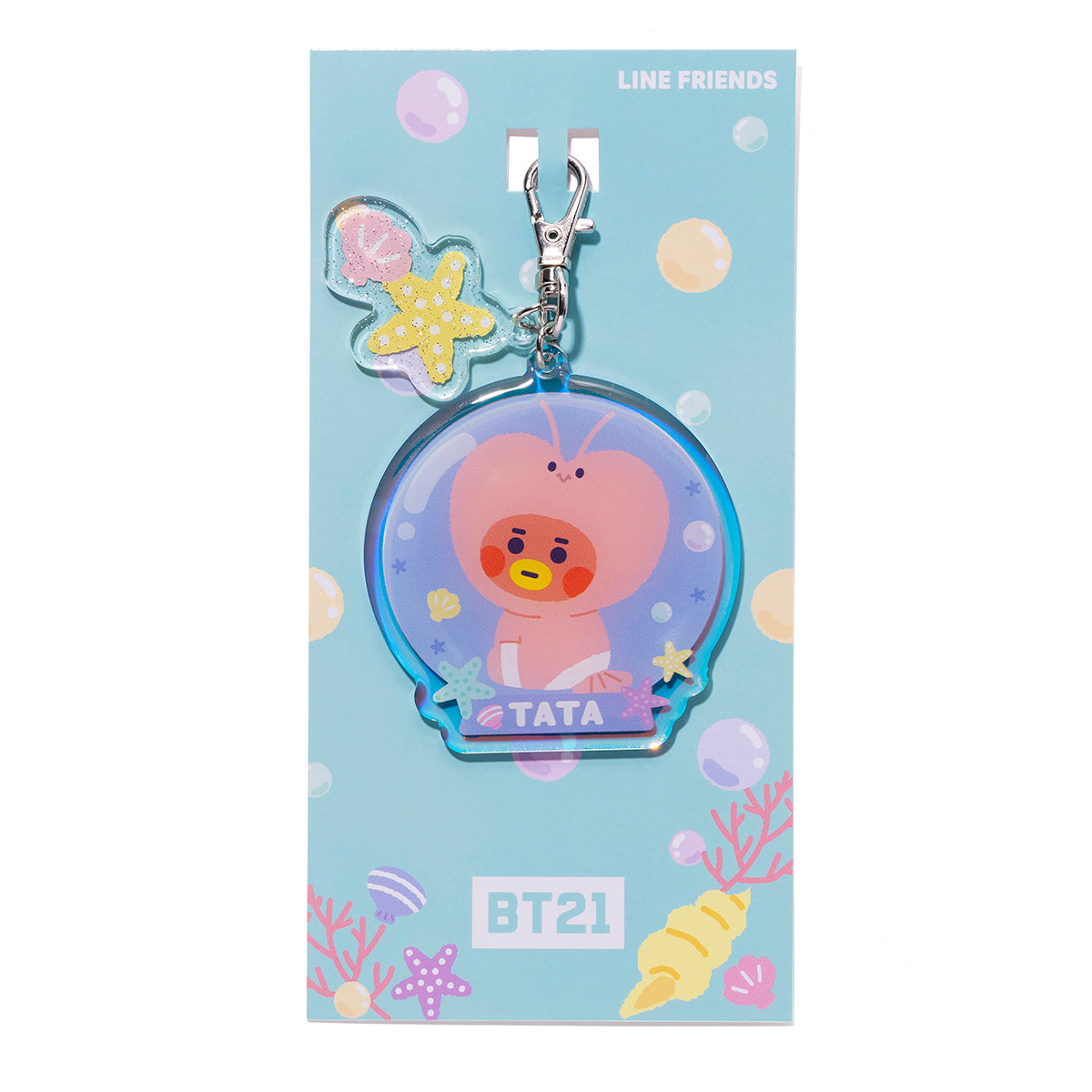 ベビー 海の生物2アクリルキーチェーン(Little Friends) TATA