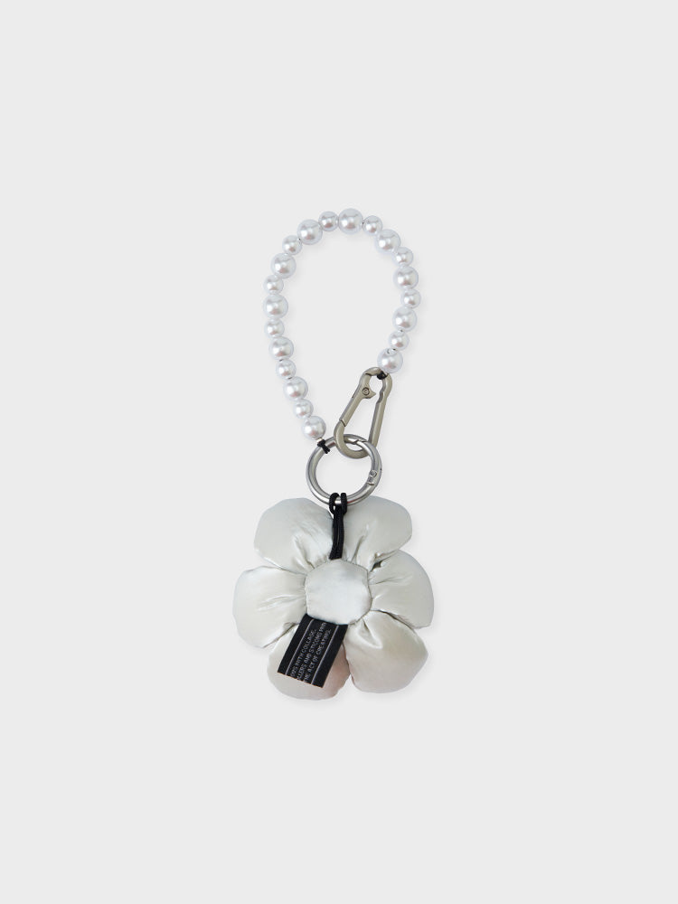 COLLER PADDED 花型キーホルダー シルバー