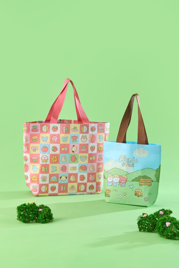 minini リユースバッグ M(PICNIC) BT21