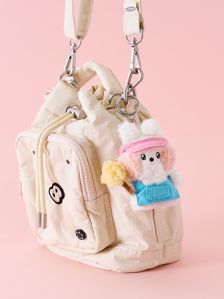 mini minini コスチュームぬいぐるみキーリング(THEME PARK) コニニ