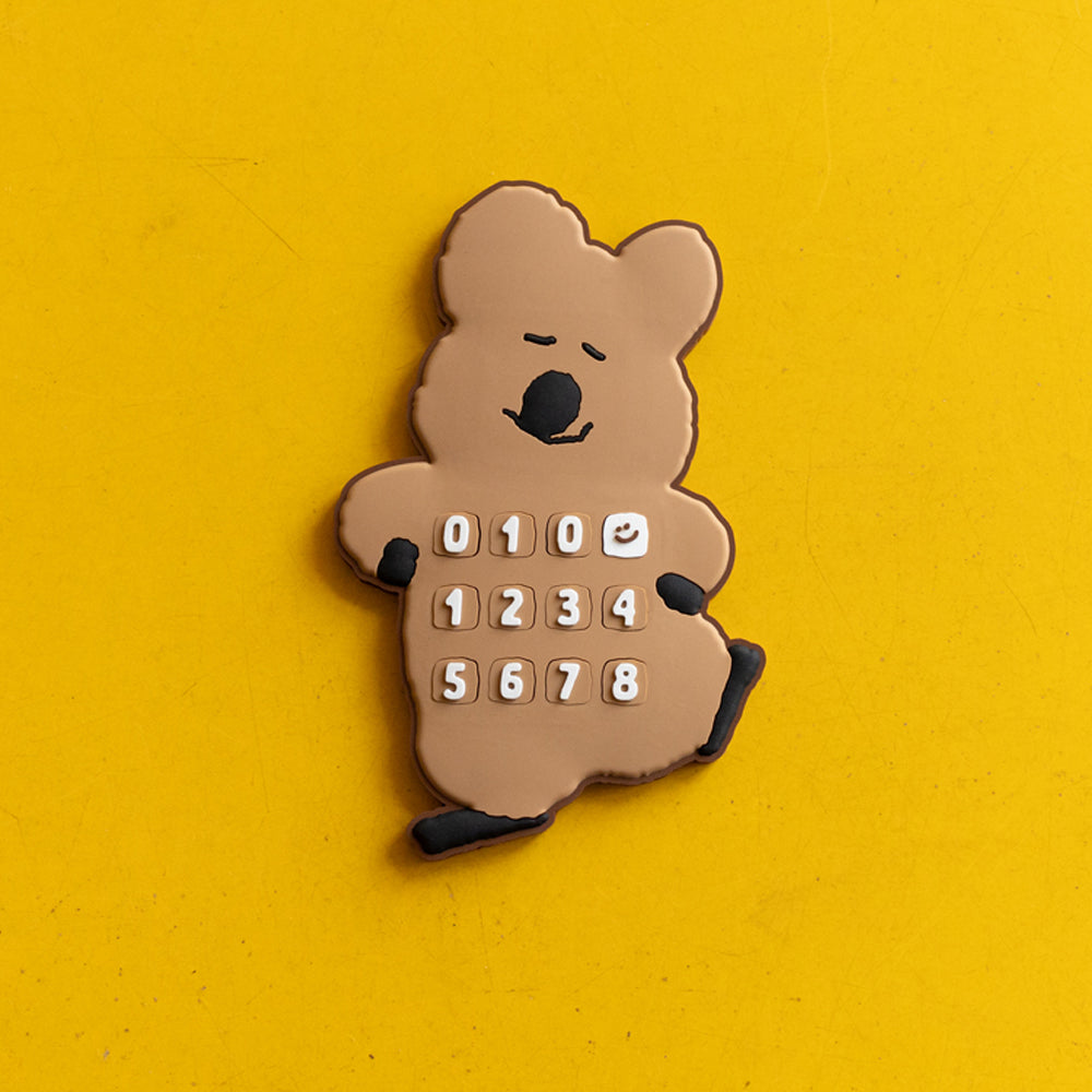 DINOTAENG 番号プレート(in the Woods) クオッカ