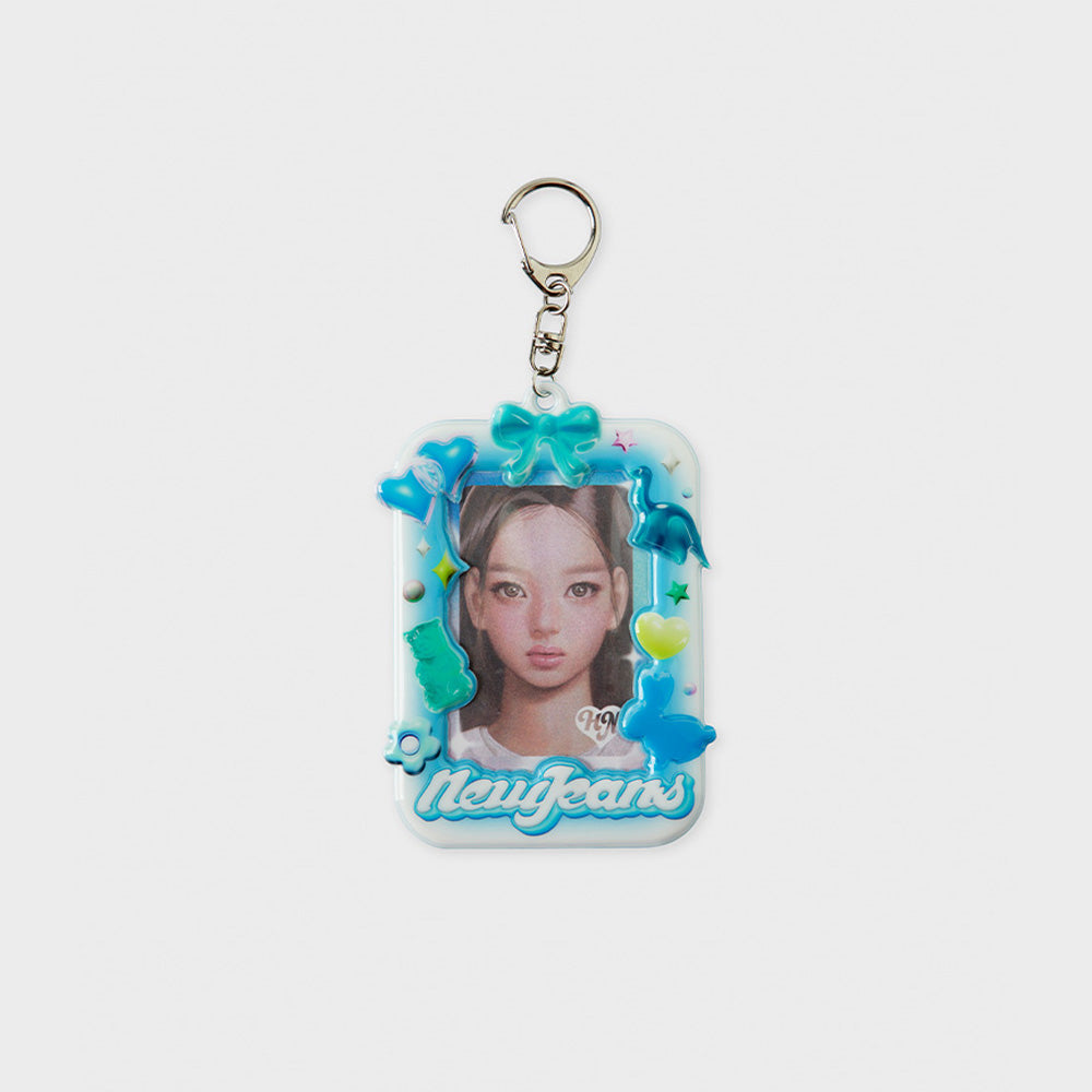 NJ Get Up フォトカードホルダーキーリング (HANNI)