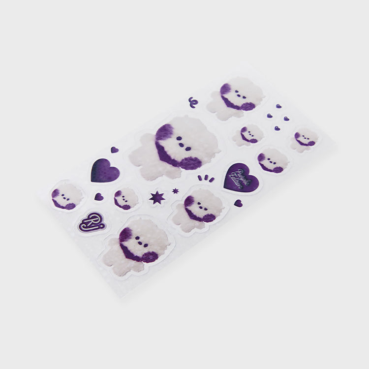 BT21 minini フォトステッカー(パープル) RJ