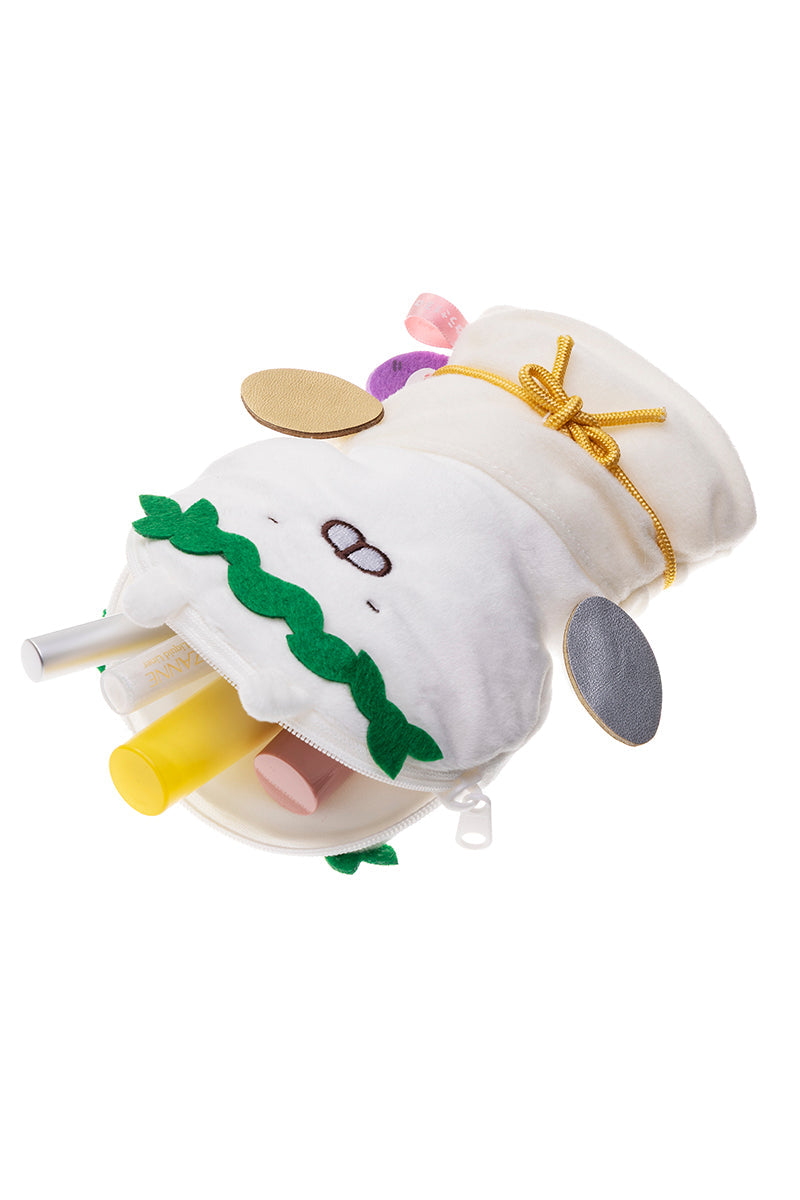 金の芋銀の芋 ダイカットフラットポーチ(むかしばなし) うさまる