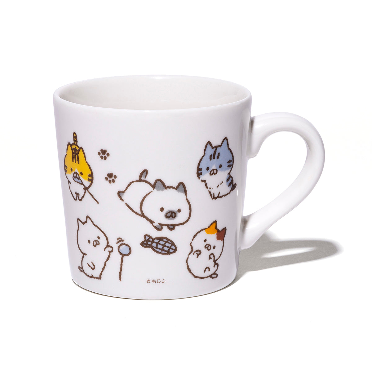 マグカップ 総柄(ねこのしゅうかいじょ) ねこぺん日和