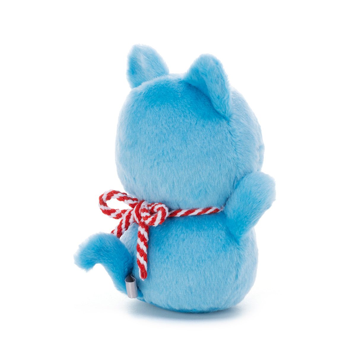 招き猫ぬいぐるみ ブルー ブラウン