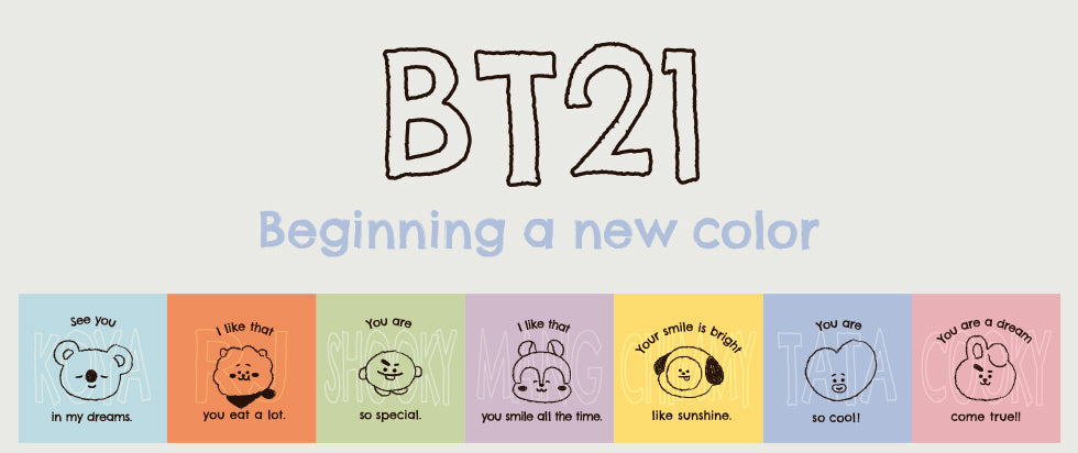 BT21 Beginning a new color