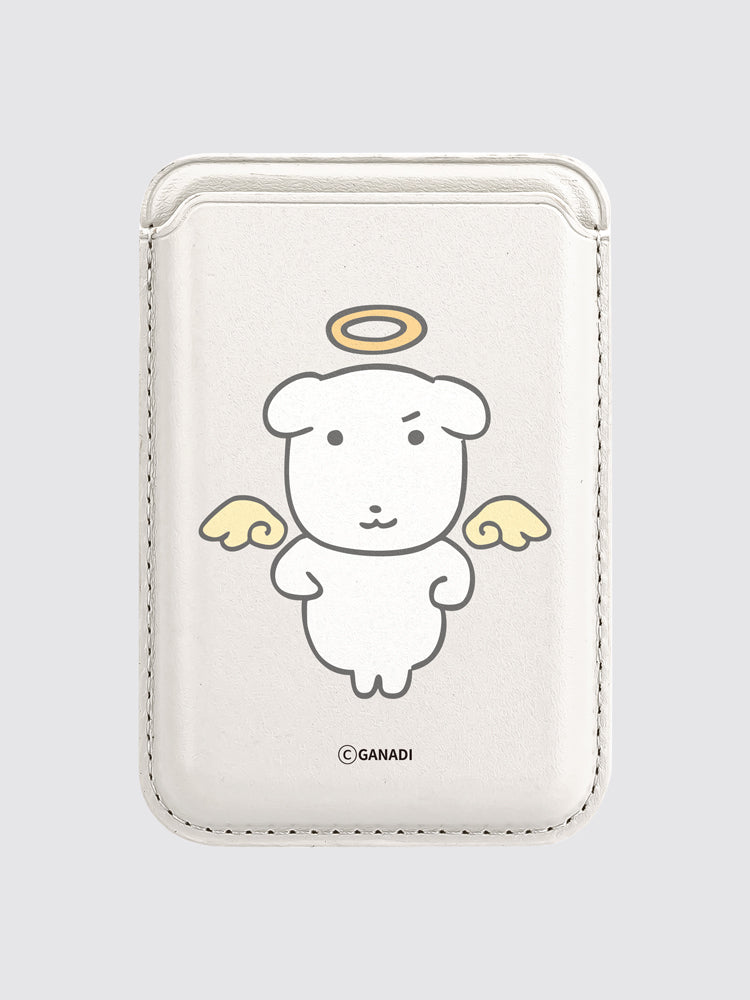 【期間限定販売】MagSafe レザーカードケース(天使) GANADI
