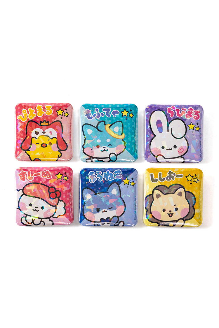 【予約販売】いれいすminini ホログラムスクエア缶バッジ vol.1