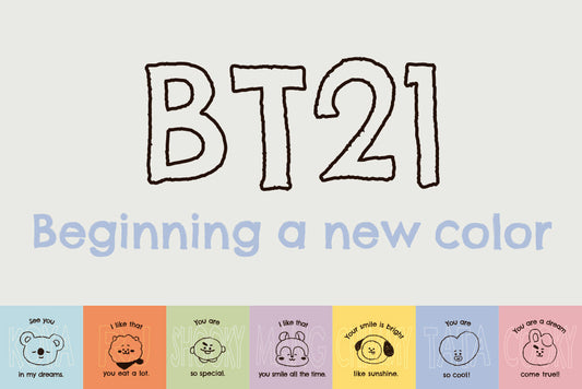 BT21 Beginning a new color