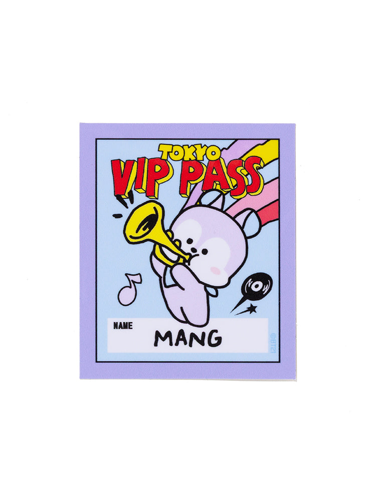 PASS風ステッカー7枚セット(WORLD VOYAGE) BT21