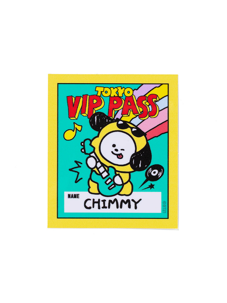 PASS風ステッカー7枚セット(WORLD VOYAGE) BT21