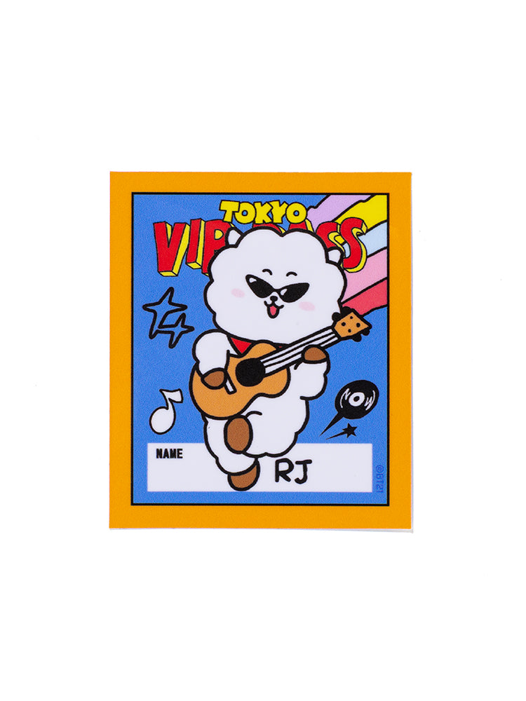 PASS風ステッカー7枚セット(WORLD VOYAGE) BT21