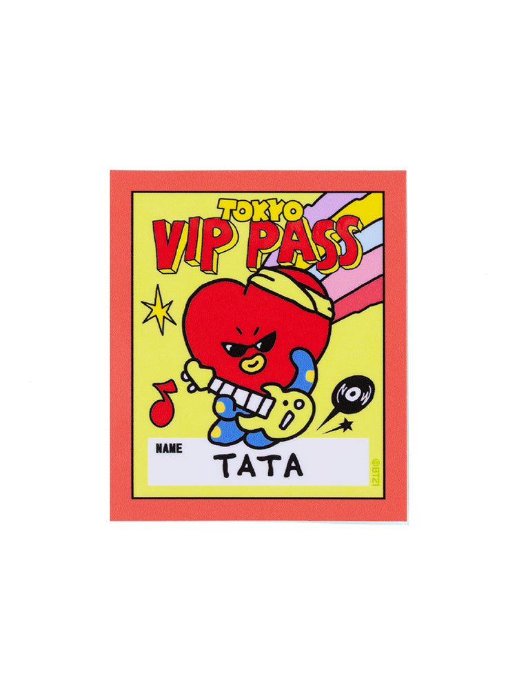 PASS風ステッカー7枚セット(WORLD VOYAGE) BT21