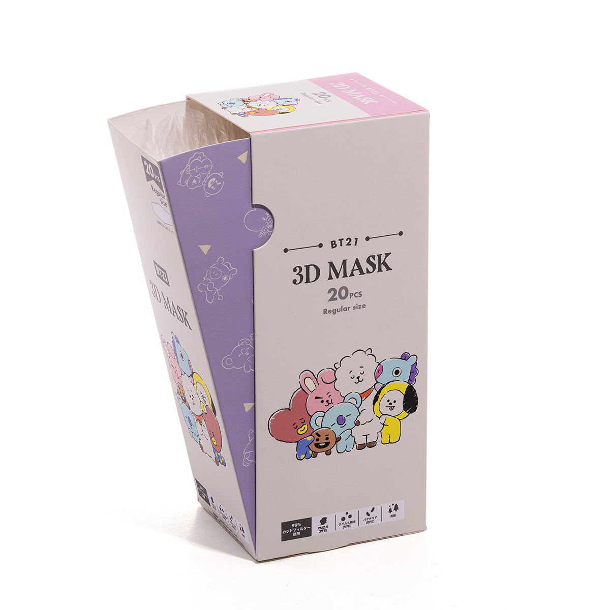 とも　マスク３箱 3Dマスク BT21 – LINE FRIENDS SQUARE JAPAN OFFICIAL