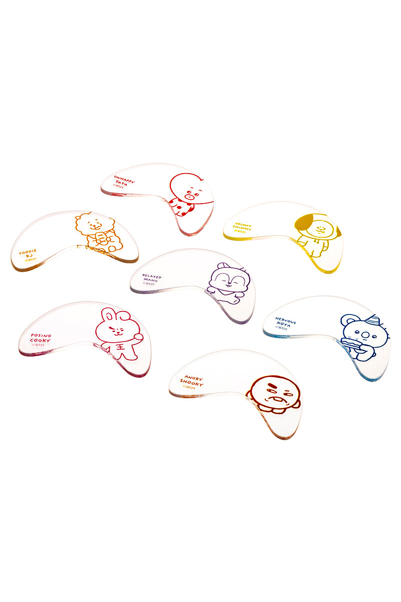 ランダムおもしろフェイスミニトレイ(ゆるフェイス) BT21