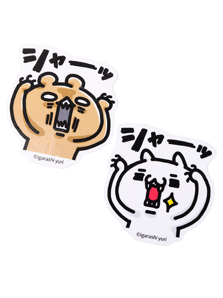 ダイカットステッカー(にゃっふにゃっふな毎日) くま – LINE FRIENDS