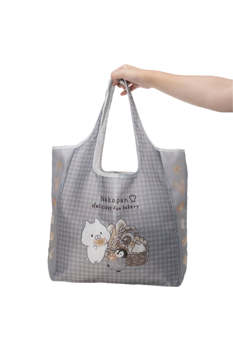 肩掛けエコバッグ(BAKERY) ねこぺん日和