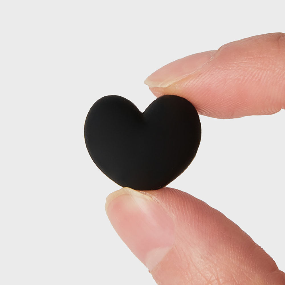 COLLER ハート型スティコン ブラック