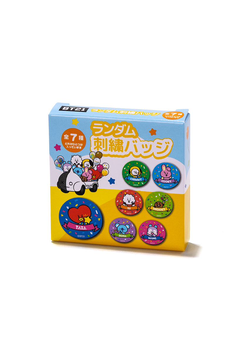 ランダム刺繍バッジ コンフェッティ BT21 – LINE FRIENDS SQUARE JAPAN