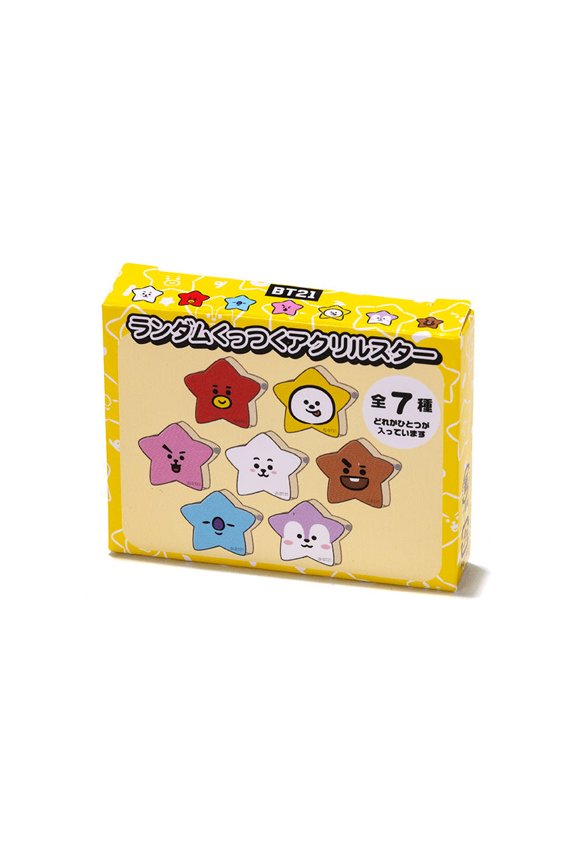 ランダムくっつくアクリル スター BT21 – LINE FRIENDS SQUARE