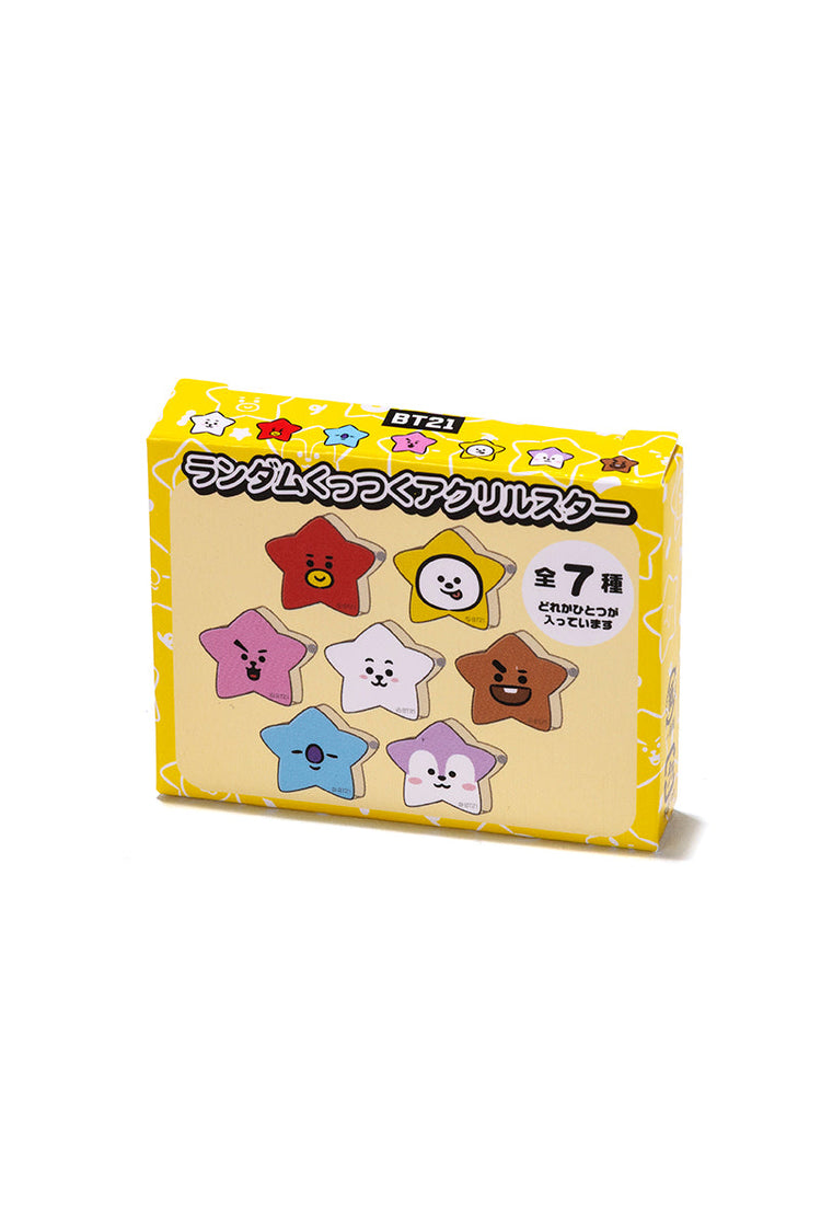 ランダムくっつくアクリル スター BT21