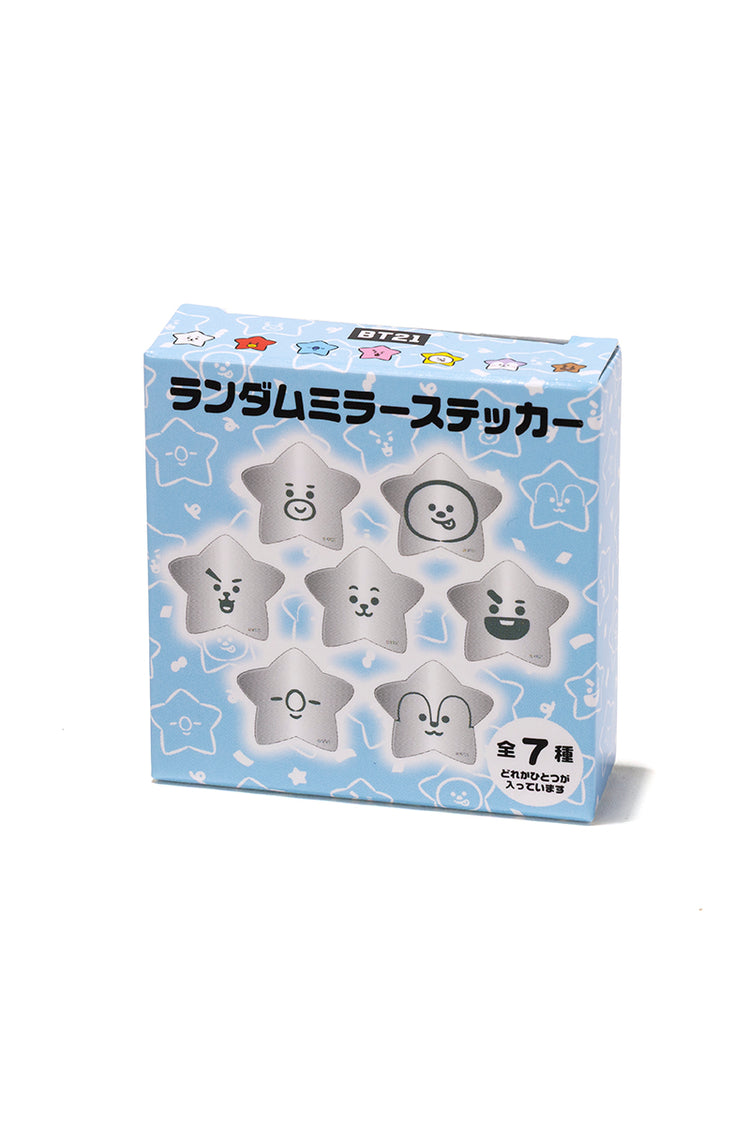 ランダムミラーステッカー スター BT21