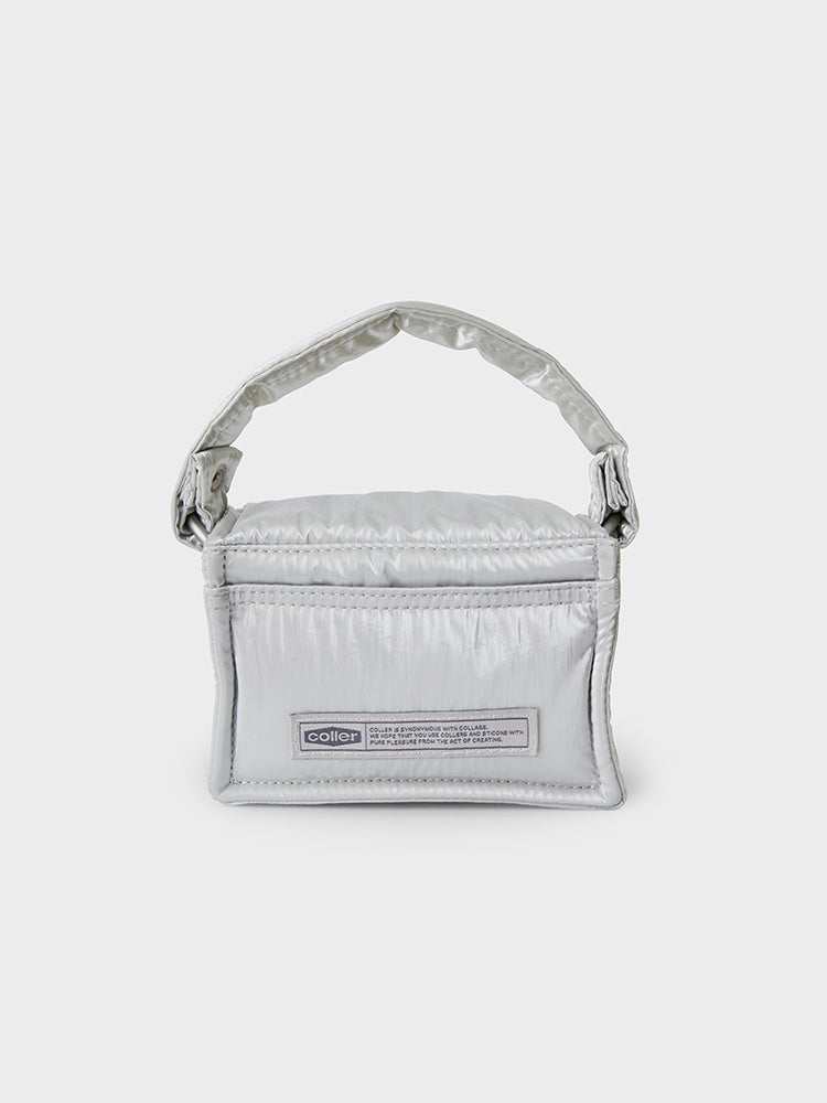 COLLER プチトートバッグ シルバー