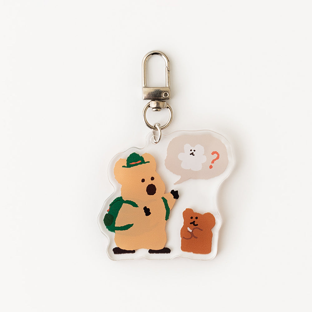 DINOTAENG アクリルキーリング VER.1(in the Woods)