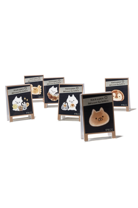 ランダム看板風アクリルクリップ(BAKERY) ねこぺん日和