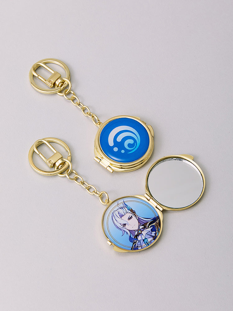 原神×LINE FRIENDS ヌヴィレット ミラー付きメタルキーリング
