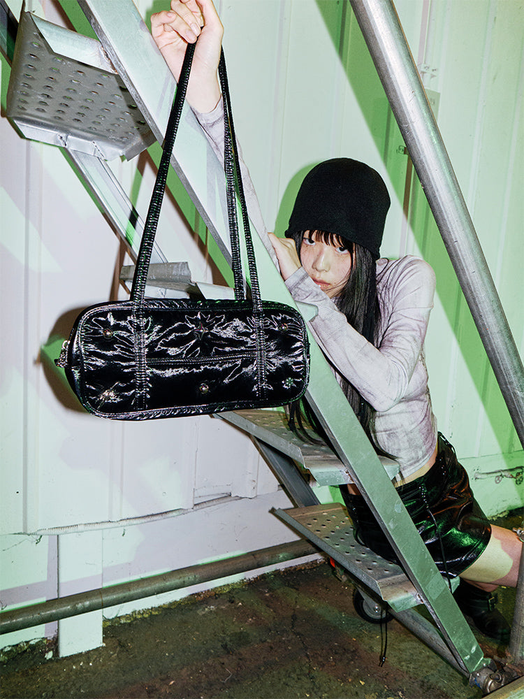 【予約販売】[coller aespa edition] COLLER バゲットバッグ オニキスブラック
