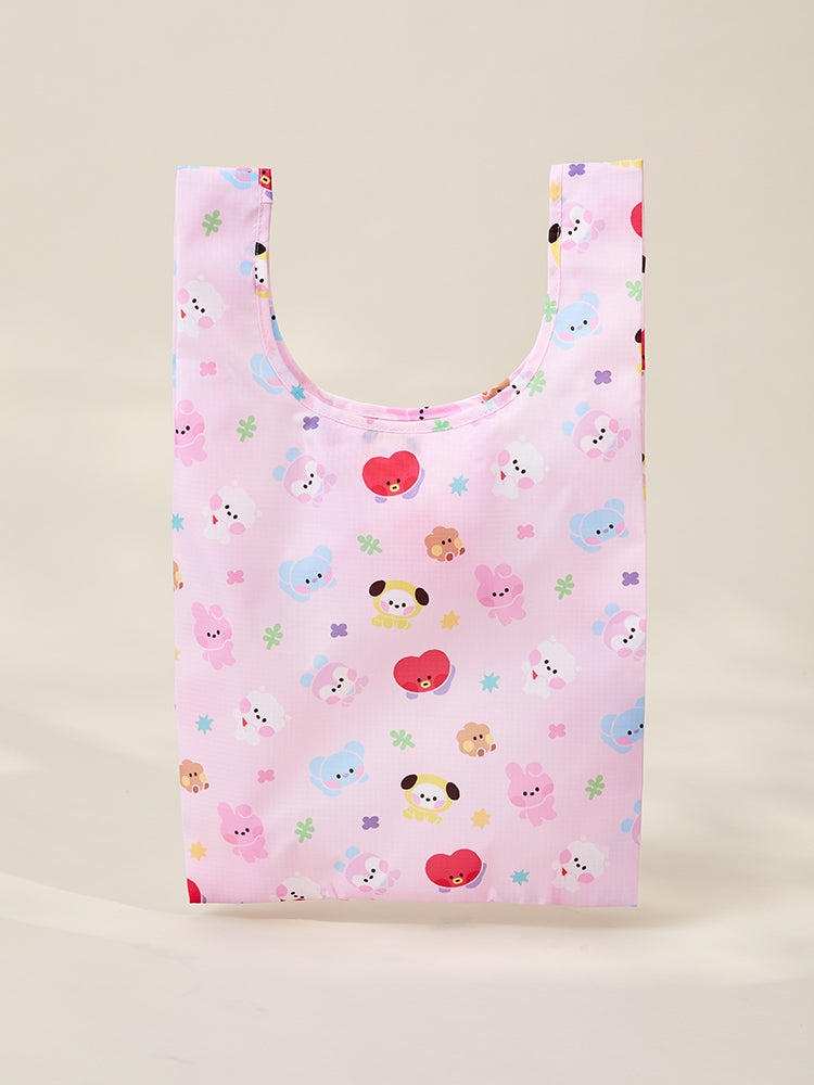 minini お買い物袋 ピンク(SCOUT) BT21
